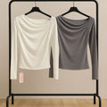 Maglietta “Kim” – Eleganza Minimal con Scollo Morbido